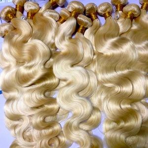 613 (Blonde) 100% virgin human hair bundles